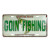 RIVERS EDGE LICENSE PLATE GOIN' FISHING