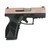 Taurus GX2 "Rose Gold Glitter" Handgun 9mm Luger 13rd Magazines (2) 3.38" Barrel Black Frame/Custom Slide