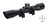 Truglo Tru-Brite Extreme Compact Tactical Rifle Scope with Rings - 4x32mm Mil-Dot  4" Matte