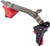 TIMNEY TRIGGER ALPHA FOR GLOCK GEN 3-4 LARGE 3LB RED