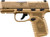 FN REFLEX MRD 9MM LUGER 1-11RD 1-15RD FDE SAFETY