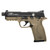 SW M&P22 COMPACT 22LR 3.6 TB FDE FRAME 10RD