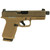 Ruger RXM Handgun 9mm Luger 15rd Magazines (2) 4.5" 1/2x28 Threaded Barrel Black Tan w/Slide Lock