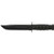FULL-SIZE BLACK KA-BAR, STRAIGHT EDGE FIXED KNIFE - BLACK - CLIP POINT
