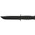 FULL-SIZE BLACK KA-BAR, STRAIGHT EDGE FIXED KNIFE - BLACK - CLIP POINT
