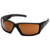 Pyramex Overwatch Shooting Glasses Black with Bronze Lens Anti Fog