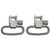 GROVTEC SWIVEL 1 PAIR NICKEL LOCKING