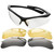Champion Shooting Glasses Open Frame Black with Interchangeable Lens
