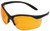 Howard Leight Uvex Vapor II Shooting Glasses Black with Orange Lens
