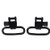 GT™ LOCKING SWIVELS - 1 ¼"LOOPS - BLACK-OXIDE FINISH