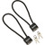 CABLE PADLOCKS - BLACK, 2 PACK, 2 FEET