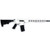 GLFA AR-15 223WYL 16 HBAR STORMTROOPER WHITE