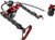 ACCU-TAC BIPOD HYB500 HYDRO PICATINNY WITH REMOTE BLK/RED