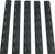 BCM RAIL PANEL KIT KEYMOD 5.5" BLACK 5 PACK