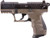 WALTHER P22 CA 22LR 3.42" AS 10-SHOT BLACK SLIDE FDE FRAME