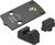NIGHT FISION OPTIC PLATE & BLANK SIGHT COMBO 509T FS MOS