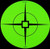 B/C TARGET SPOTS 6" TARGET 10 TARGETS GREEN