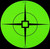 B/C TARGET SPOTS 6" TARGET 10 TARGETS GREEN