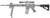 HOGUE AR-15 COLLAPSIBLE STOCK BLACK RUBBER COMMERCIAL