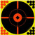 B/C TARGET SHOOT-N-C 8" CROSSHAIR BULL'S-EYE 6 TARGETS