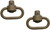 GROVTEC HD PUSH BUTTON SWIVELS CERAKOTE FDE 1 1/4" 2-PACK