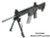 UTG BIPOD TACTICAL OP 8-12.4" PICATINNY MOUNT W/STUD ADAPTER