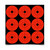 2" Adhesive  Target Spots 90/Pack