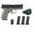 Rost Martin RM1C Handgun Bundle 9mm Luger 10rd (4) Magazines 4" Barrel Gray Viridian Red Dot Pistol Case CA Compliant