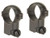 Leupold 2-Piece Solid Steel Ringmounts - Ruger M77 1" Super High Matte Black