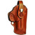 Bond Arms Premium Leather Holster RH 3.5" Tan with White Stitching