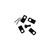 Frankford Arsenal X-10 Replacement P-Clips and Screws Black
