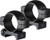 TRUGLO RINGS 1" MEDIUM MATTE BLACK WEAVER/PICATINNY ALUMNM