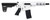 GREAT LAKES AR-15 223WYLDE 7.5 WHITE 30RD