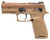 SIG SAUER P320 9MM 3.9 M18 MS COY NIGHT SIGHTS 10RD CA COMPLIANT LEGAL