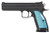 CZ TS2 9MM 10RD BLACK FIBER OPTIC BLUE GRIPS