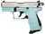 WALTHER ARMS P22Q 22LR NKL/ANGEL BLUE 3.4"