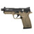 S&W M&P22 COMPACT 22LR 3.6 THREADED BARREL FDE FRAME 10RD
