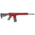 RUGER "RED DISTRESSED" AR-556 RIFLE 5.56MM NATO 30RD MAGAZINE 16.10" BARREL