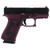 GLOCK 43X MOS CUSTOM "GLOCK AND ROSES BLACK CHERRY FRAME" SUBCOMPACT