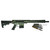 Great Lakes AR-15 Rifle .308 Win 20rd Magazine 16" Barrel Lichen Black with 5 OTF 3-1/2" Blade Knives