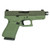 GLOCK V-SERIES MODEL 19 OD GREEN CERAKOTE HANDGUN 9MM LUGER 15RD MAGAZINES
