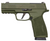 SIG SAUER P365 MACRO COMP ODG 9MM PSTL, 2-17RD MAGS, OPTC RDY, 3.1" BBL COMP'D