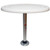 Springfield White Oval Table Package - 18" x 30" Threadlock [1690106]