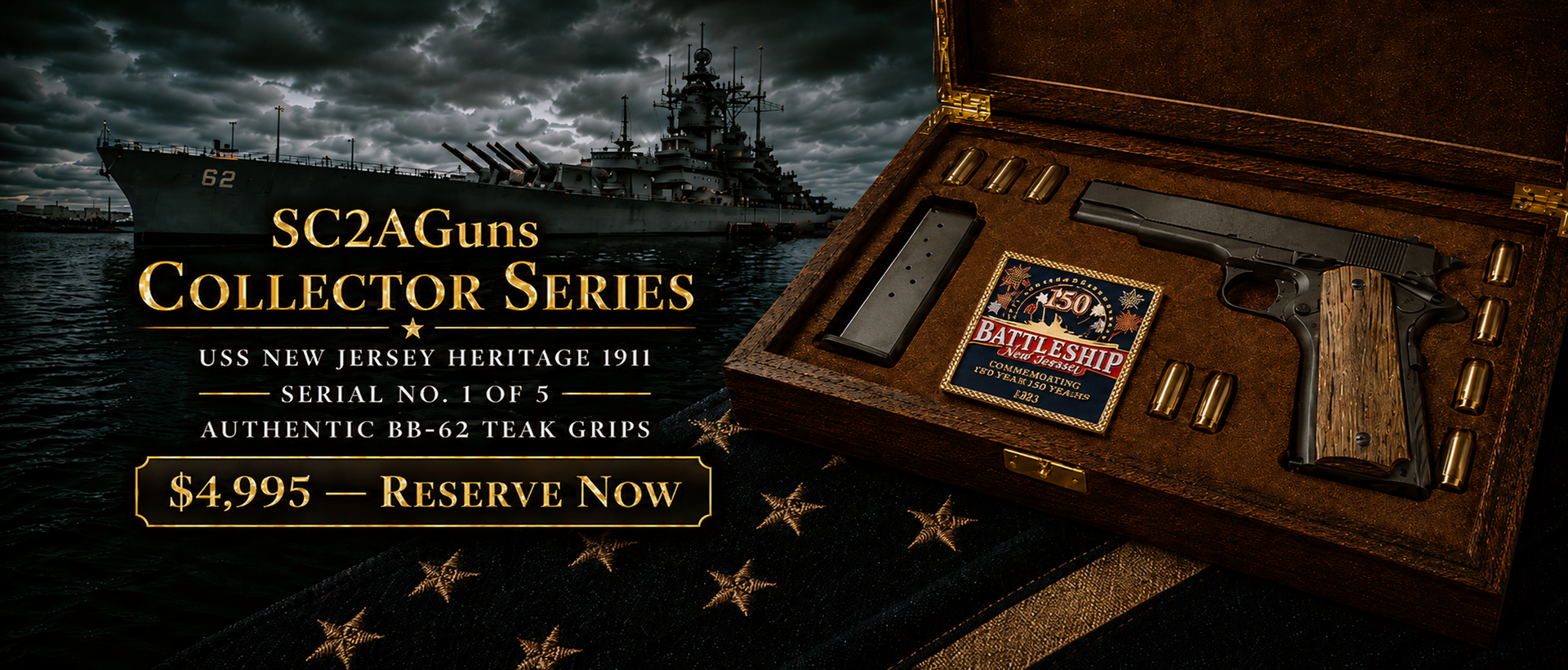 USS New Jersey Heritage 1911 Collector Series
