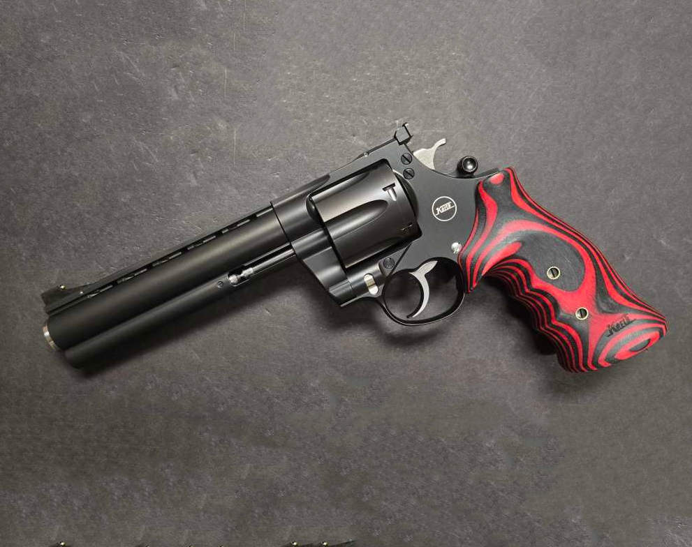 Korth Mongoose .44 Magnum: German Precision with a Red/Black Demon Grip That Steals the Show