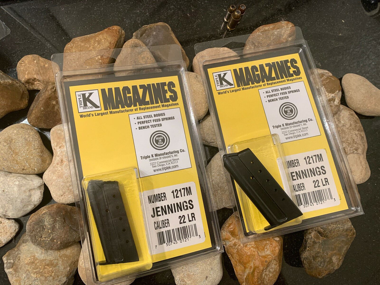 2-Pack JENNINGS J22 22LR MAGS .22lr Magazine USA Made. lifetime