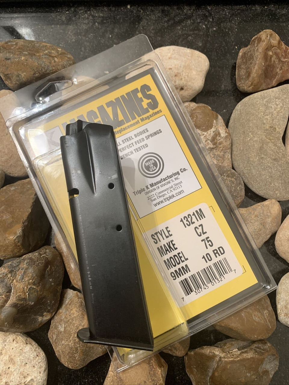 CZ 75 85 SP-01 9mm 10 Round RD Blued Steel Magazine Mag Mags USA