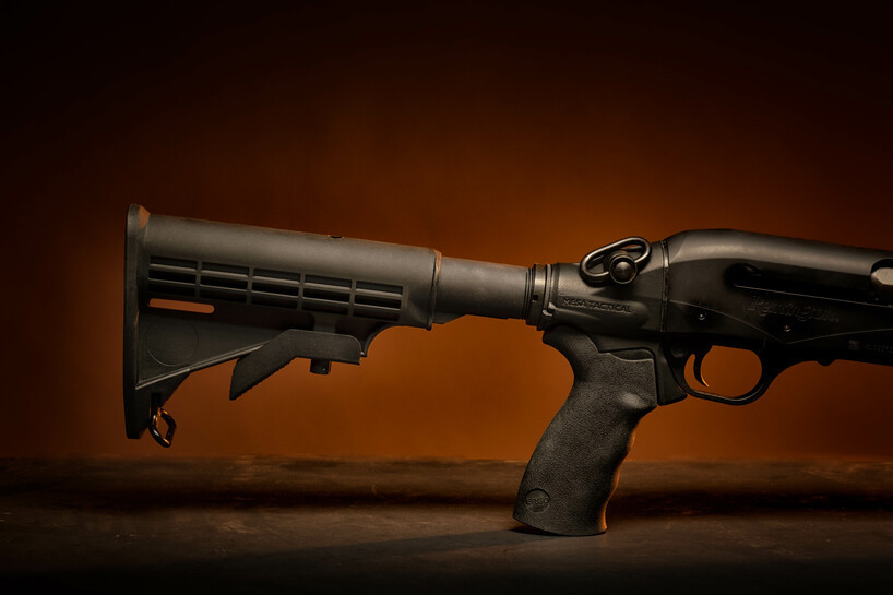 Tan Magpul + Mesa Tactical Stock Beretta 1301 Pistol Grip 6 POSITION