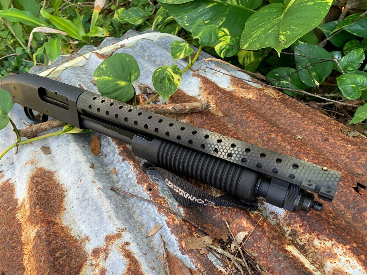 Custom 4-COLOR CAMO MOSSBERG SHOCKWAVE Heat Shield Shotgun ROUGH