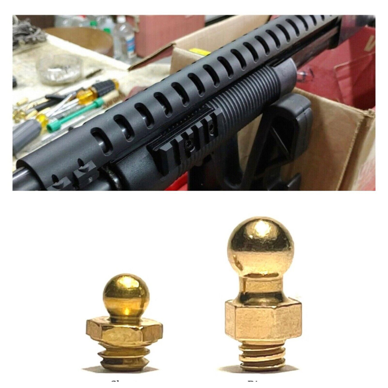 JUMBO BEAD + Mossberg 590 A1 VAPOR EYE Heat Shield Tactical CUSTOM